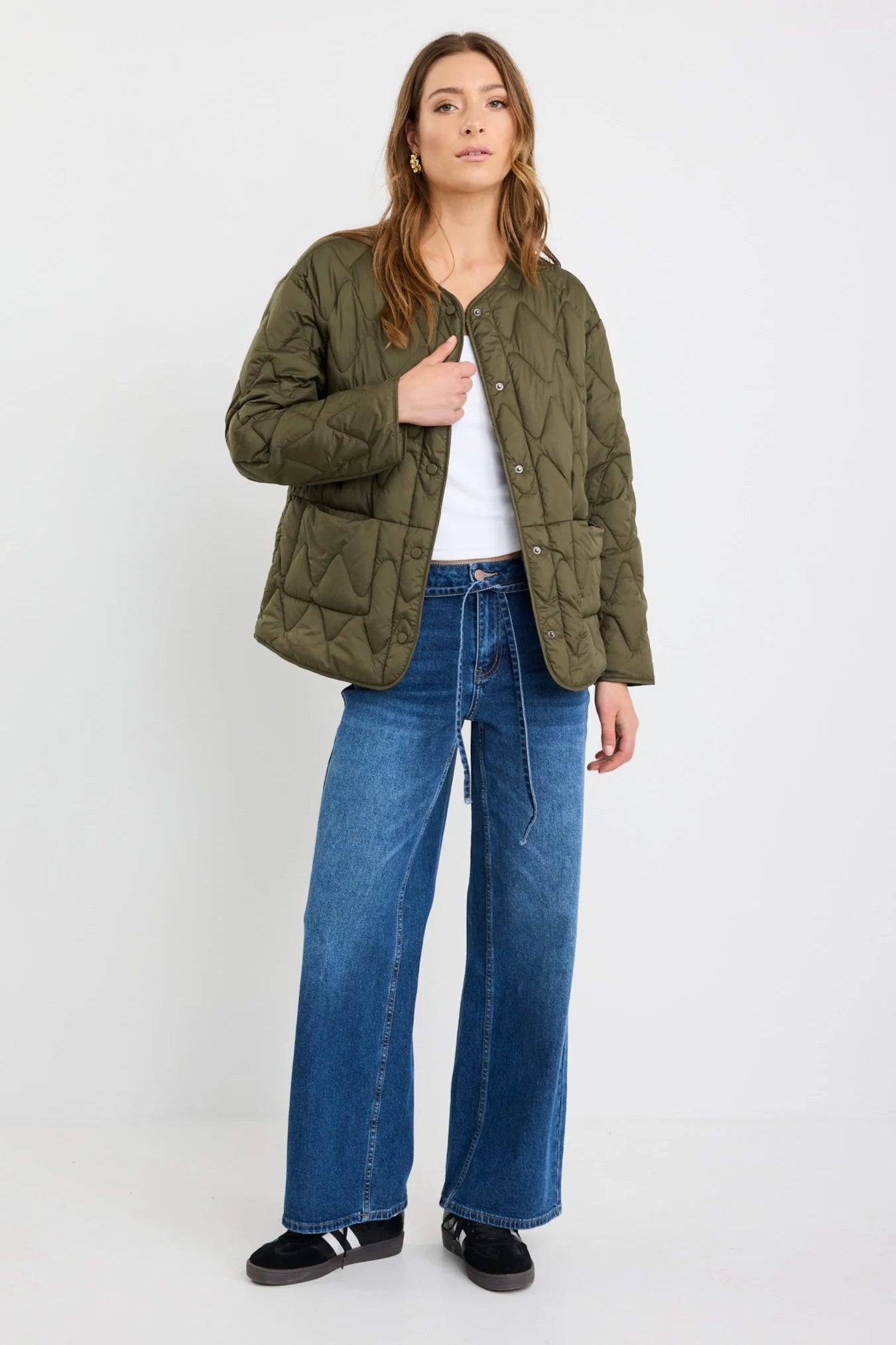 STORIES TO BE TOLD FRANKLY PUFFER JACKET - KHAKI