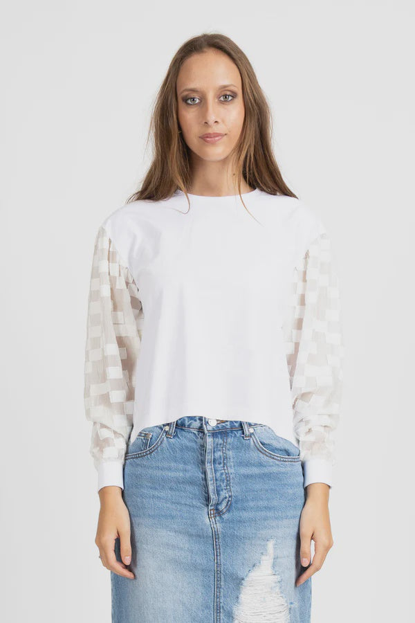 FEDERATION GOODBYE TOP - WHITE