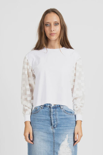 FEDERATION GOODBYE TOP - WHITE