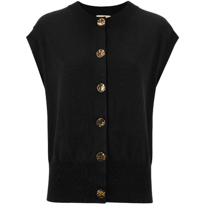 MOKE NZ - CAMILLA SWEATER VEST - BLACK