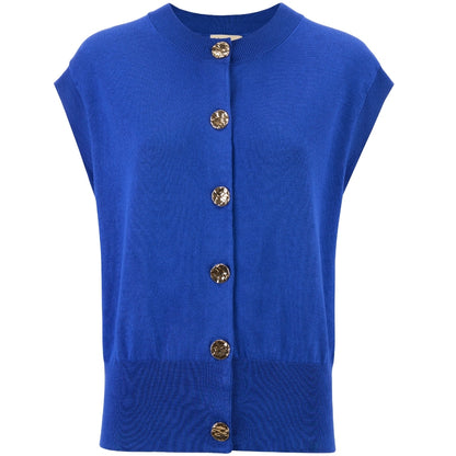 MOKE NZ - CAMILLA SWEATER VEST - DAZZLING BLUE