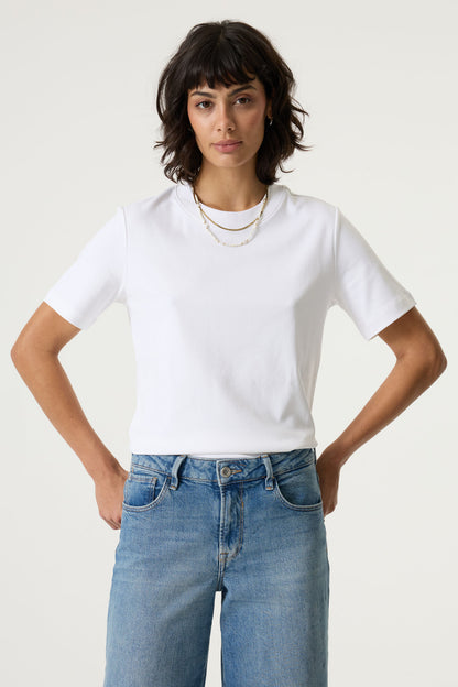 GARCIA INTERLOCK T-SHIRT - WHITE