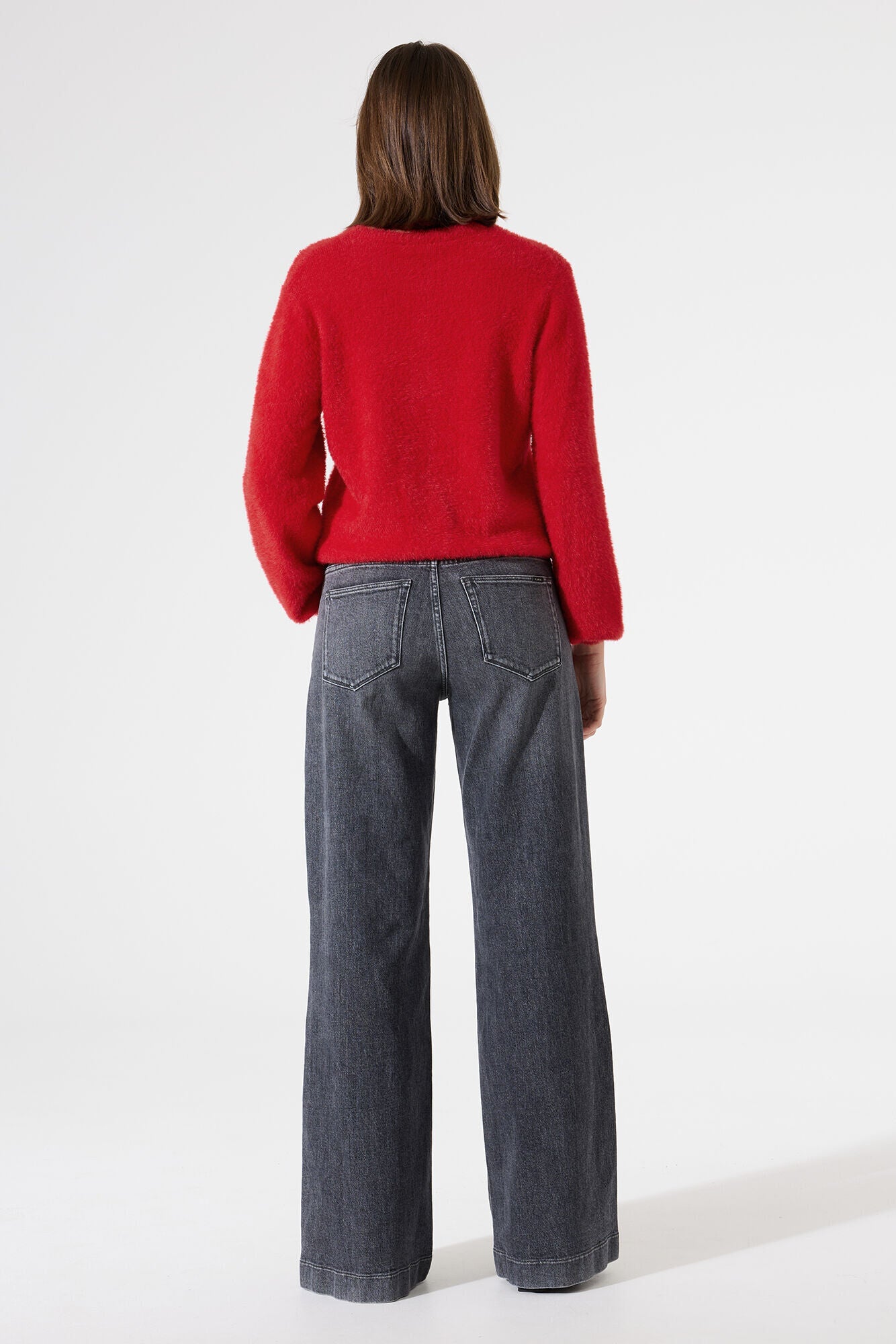 GARCIA LADIES CARDIGAN - RED