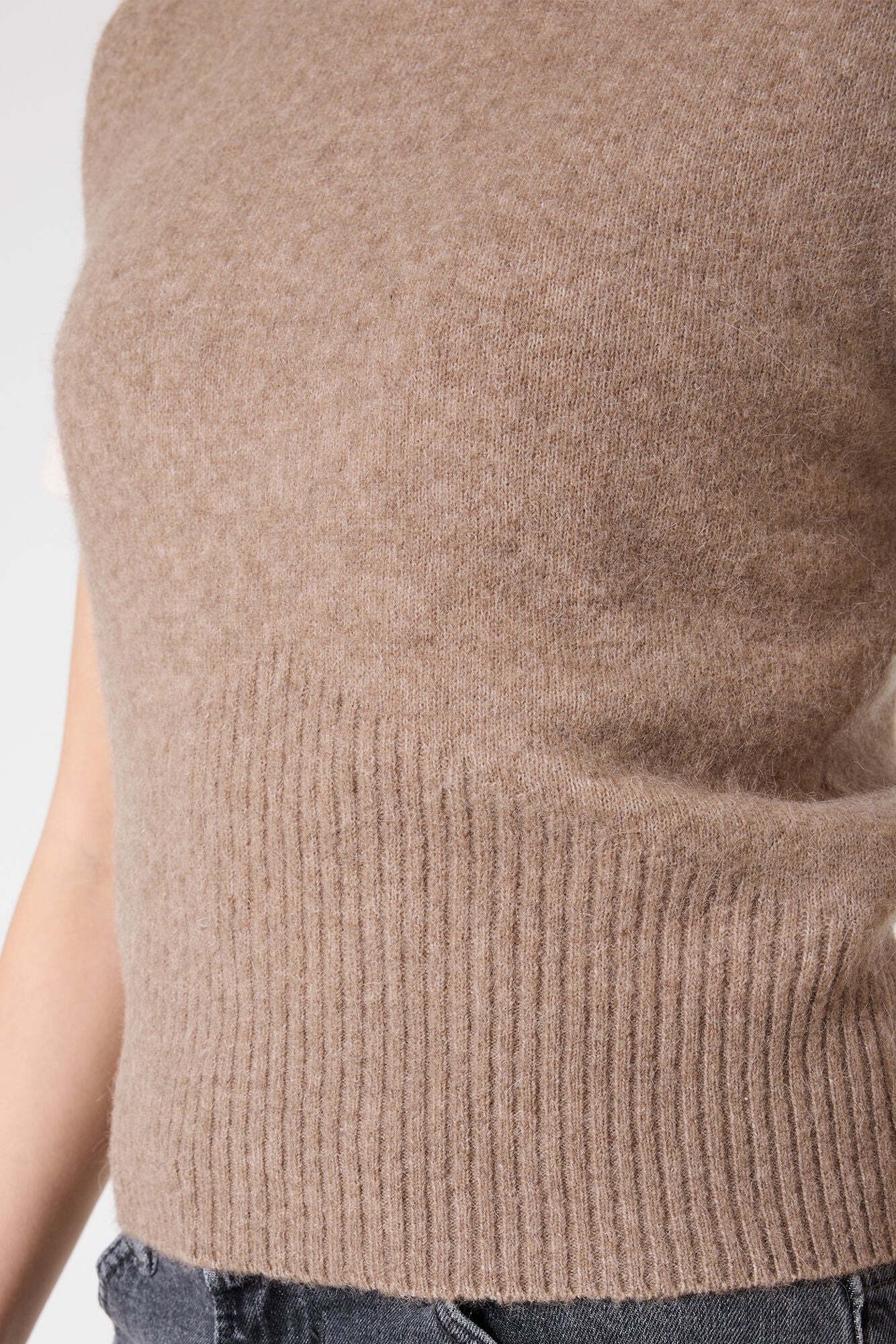 GARCIA LADIES VEST - TAUPE