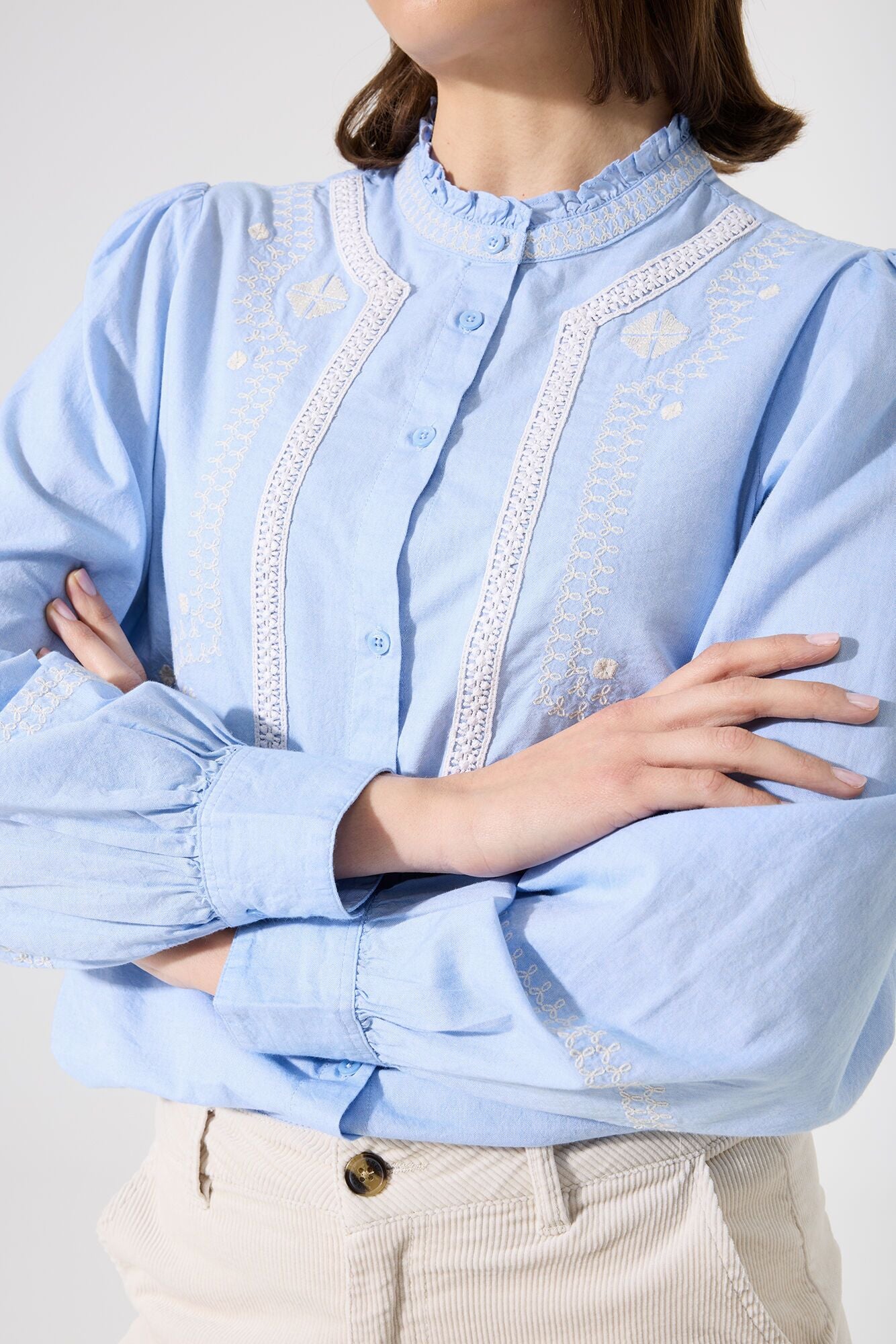 GARCIA BLOUSE - BLUE PROVENCE