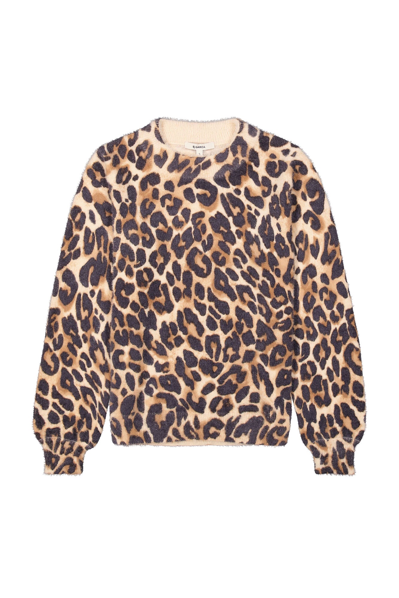 GARCIA PRINTED SWEATER - ALMOND