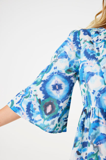 GARCIA BLUE WAVE DRESS - BLUE WAVE