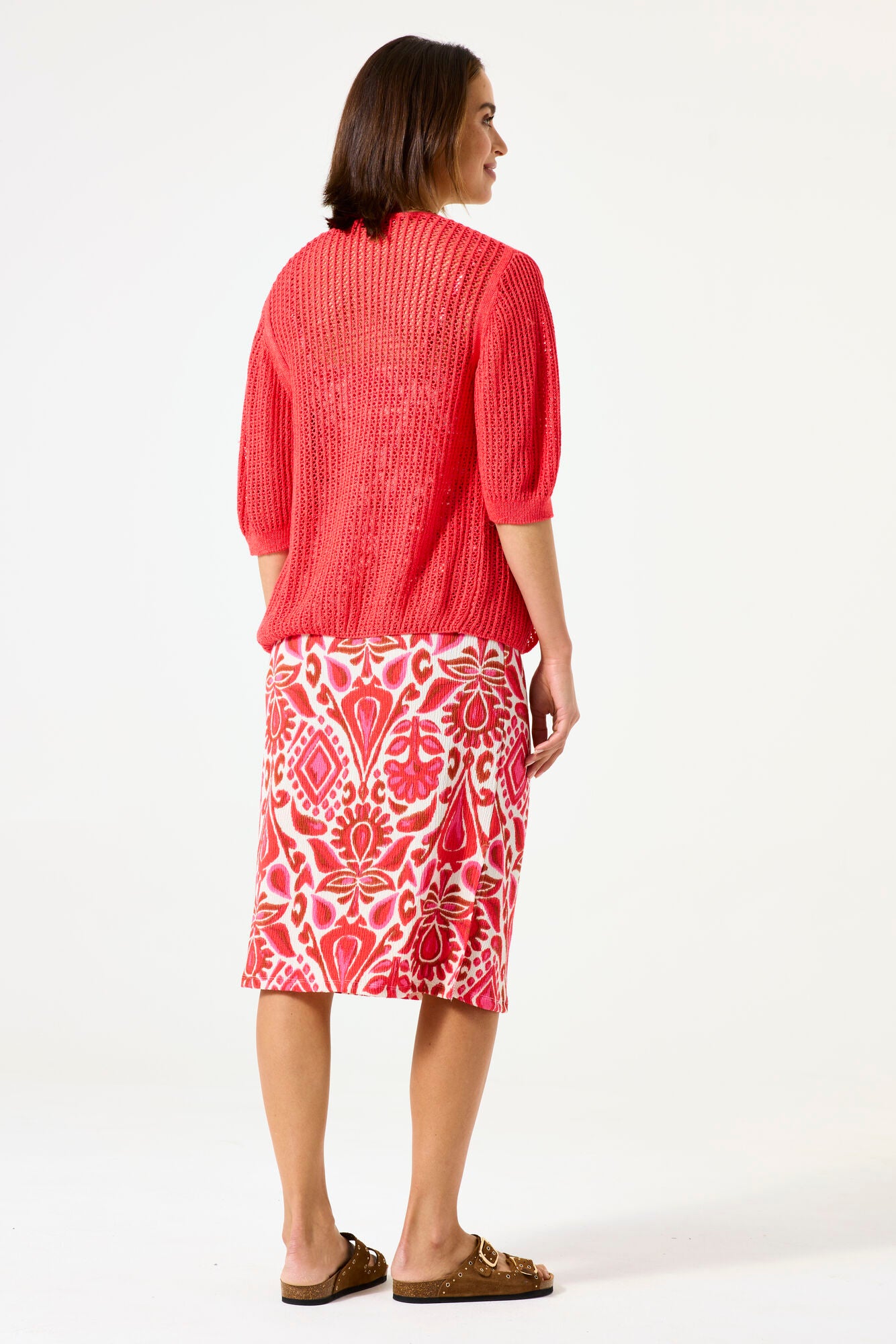 GARCIA CARDIGAN - RUBY RED