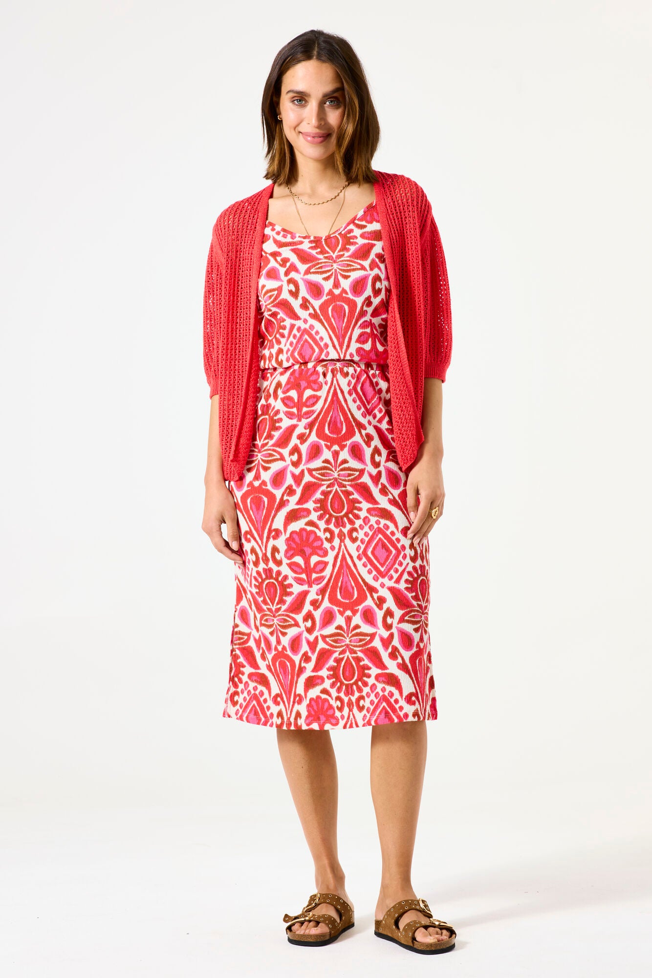 GARCIA CARDIGAN - RUBY RED