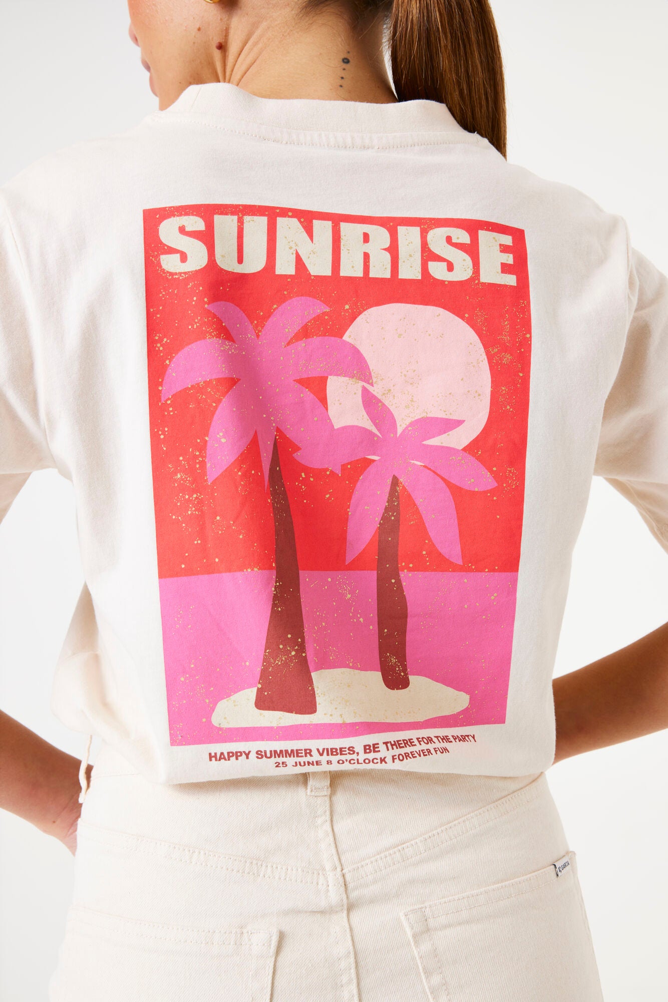 GARCIA SUNRISE TEE SHIRT - OFF WHITE