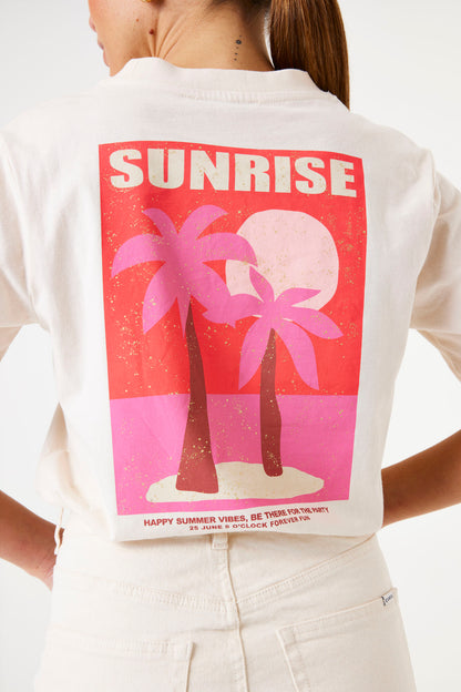GARCIA SUNRISE TEE SHIRT - OFF WHITE