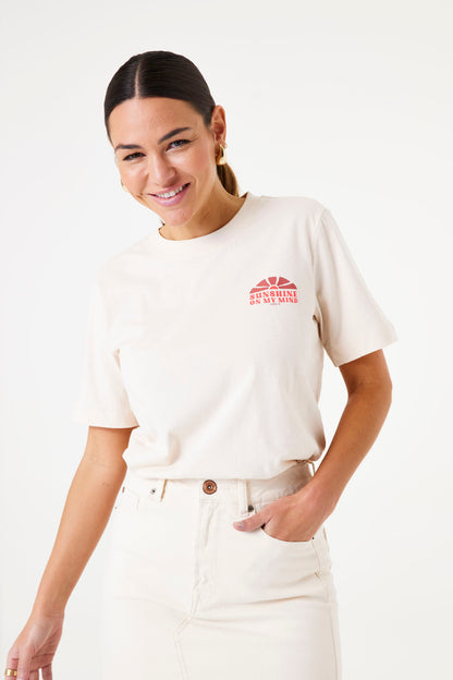 GARCIA SUNRISE TEE SHIRT - OFF WHITE