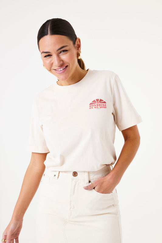 GARCIA SUNRISE TEE SHIRT - OFF WHITE