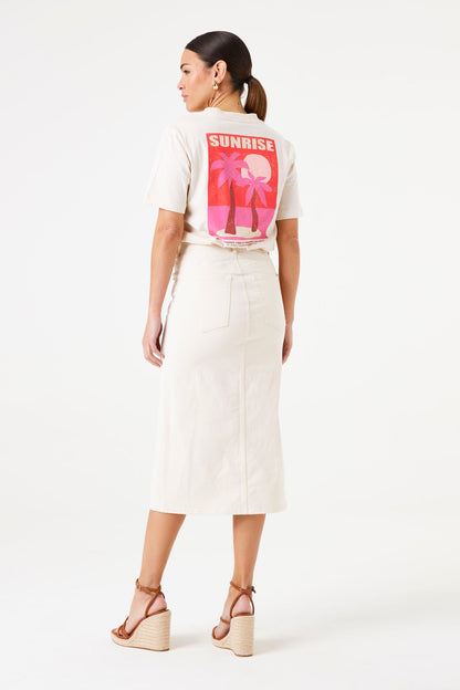 GARCIA SUNRISE TEE SHIRT - OFF WHITE