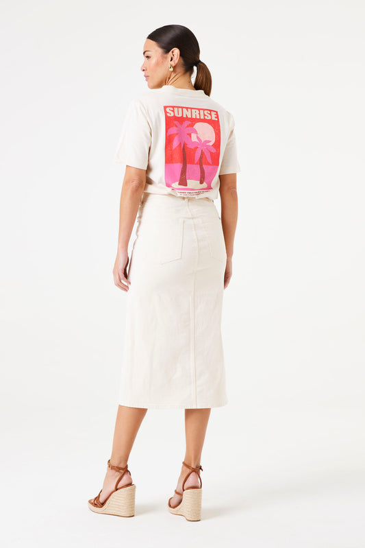 GARCIA SUNRISE TEE SHIRT - OFF WHITE