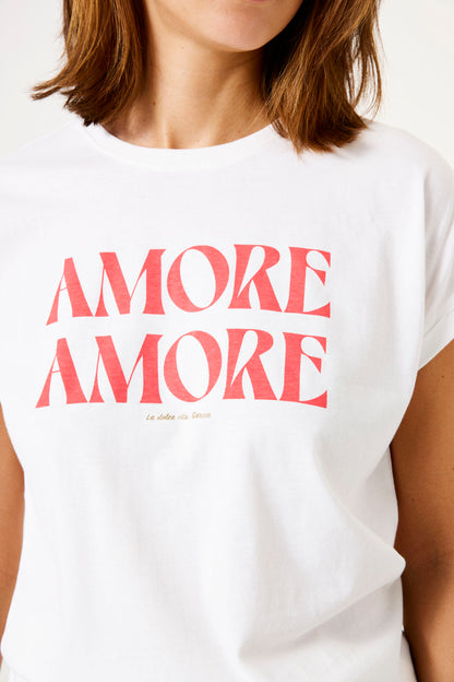GARCIA AMORE TEE - OFF WHITE
