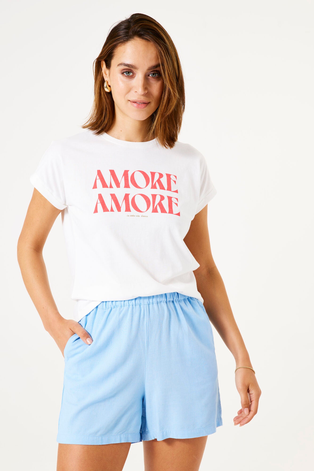 GARCIA AMORE TEE - OFF WHITE