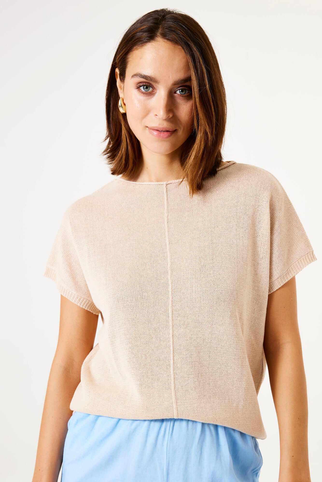 GARCIA LADIES PULLOVER - ALMOND