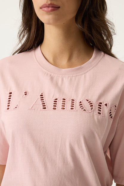 GARCIA SHORT SLEEVE T-SHIRT - DUSTY PINK