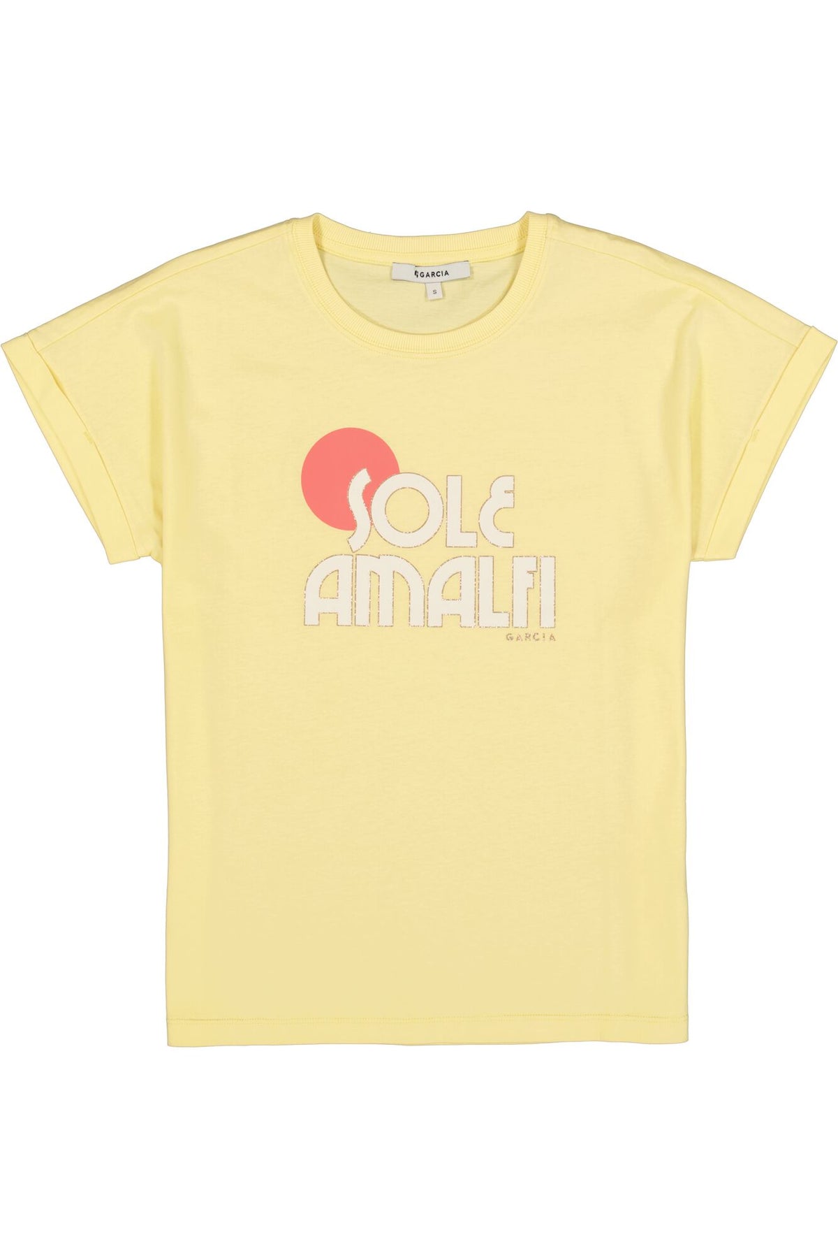 GARCIA SOLE AMALFI T-SHIRT - LUSH LEMON