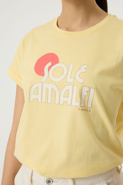 GARCIA SOLE AMALFI T-SHIRT - LUSH LEMON