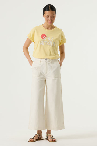 GARCIA SOLE AMALFI T-SHIRT - LUSH LEMON