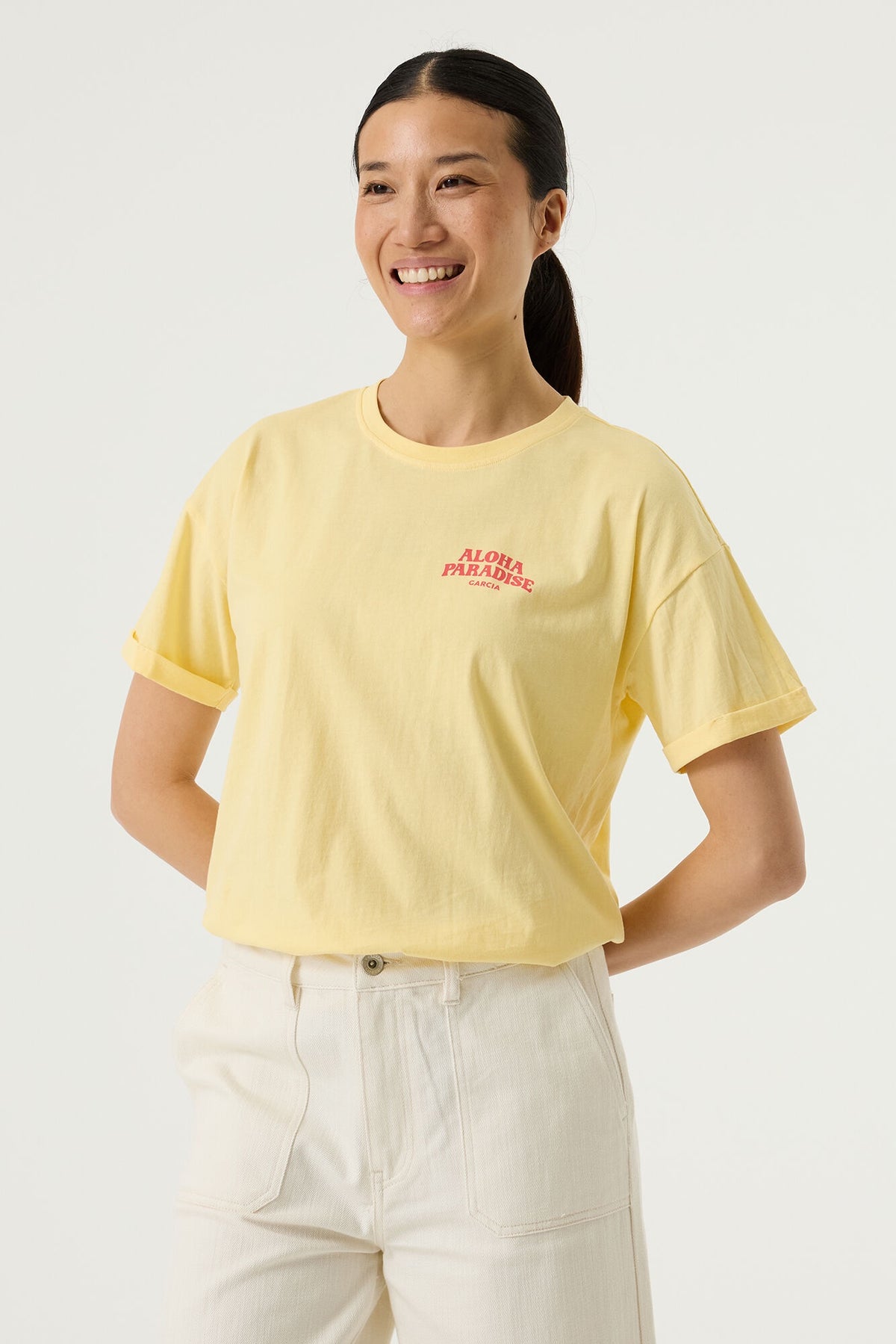 GARCIA ALOHA T-SHIRT - LUSH LEMON