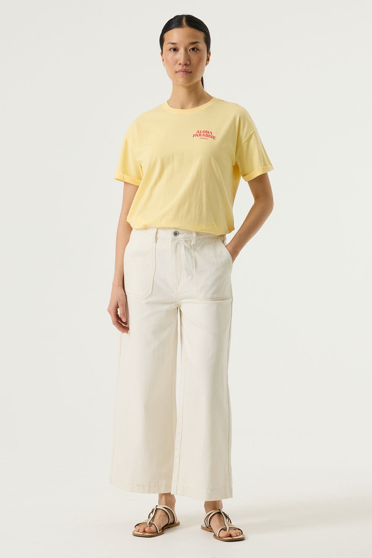 GARCIA ALOHA T-SHIRT - LUSH LEMON