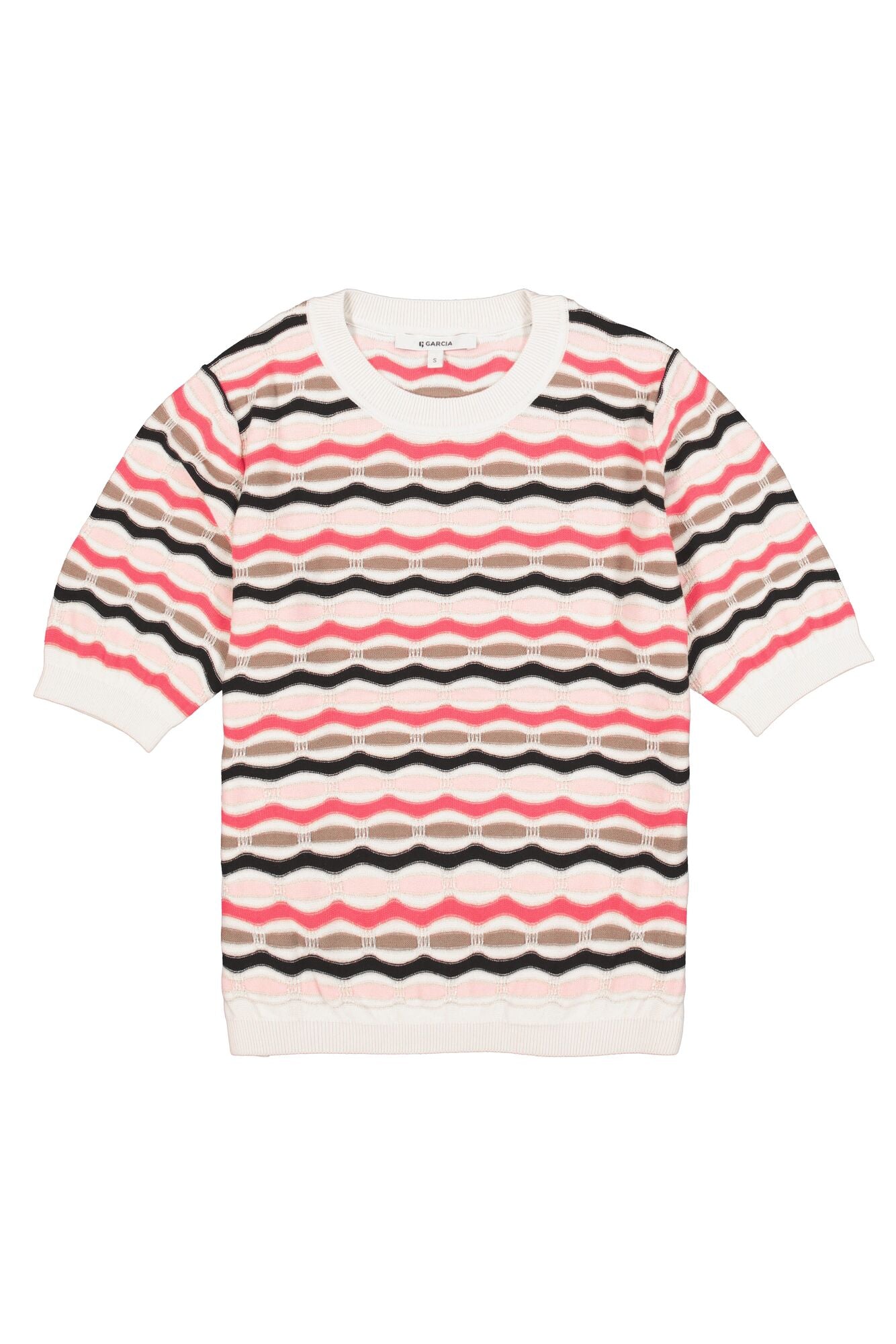 GARCIA STRIPE SWEATER - WHITECAP