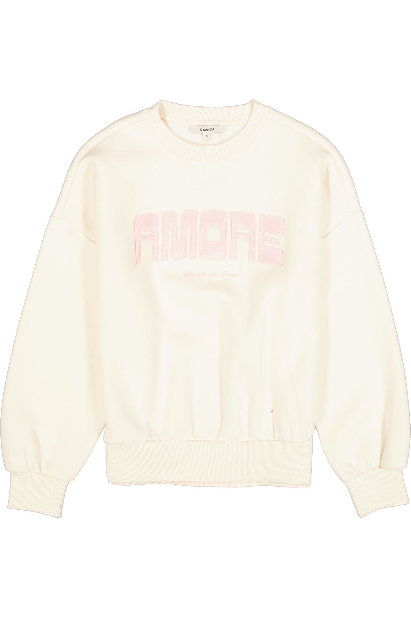 GARCIA AMORE PRINT SWEAT-SHIRT - WHITECAP
