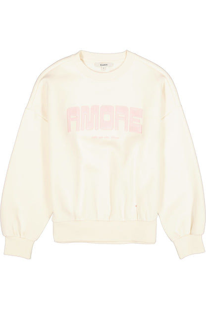 GARCIA AMORE PRINT SWEAT-SHIRT - WHITECAP