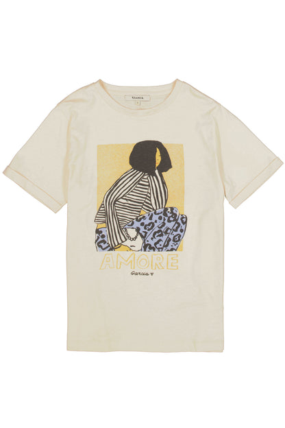 GARCIA ITALIA T-SHIRT - WHITECAP