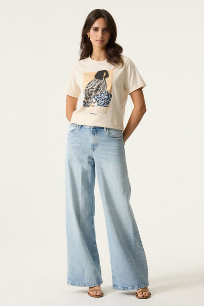 GARCIA ITALIA T-SHIRT - WHITECAP