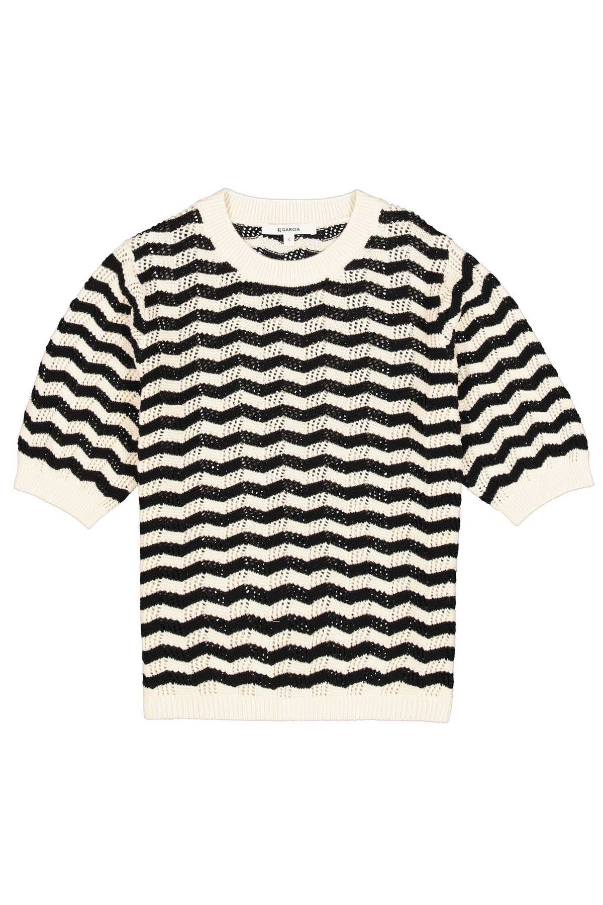 GARCIA PATTERN SWEATER - WHITECAP