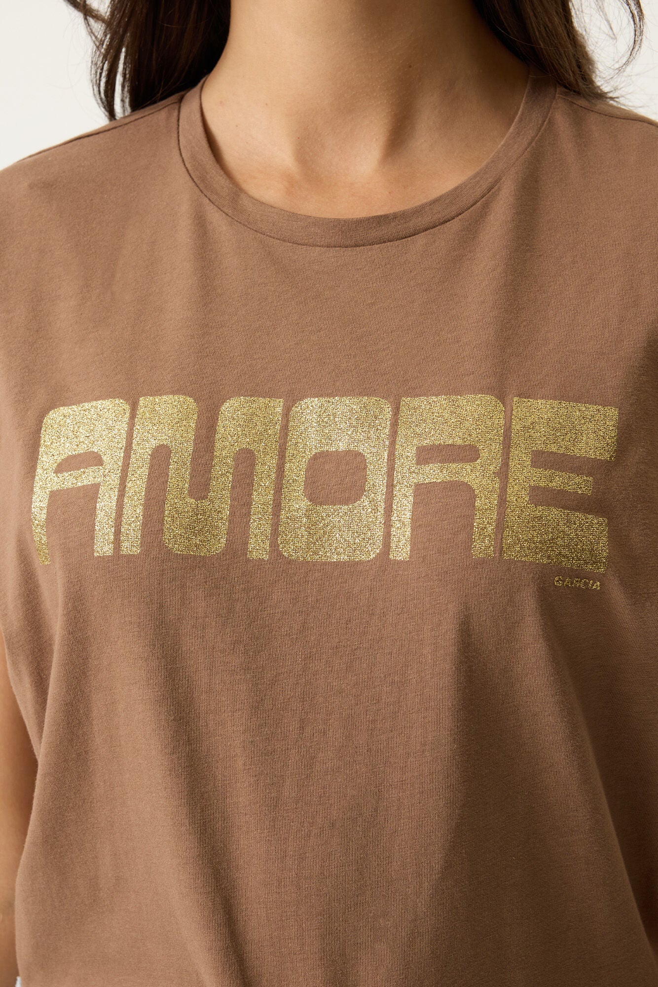 GARCIA LADIES T-SHIRT - SOFT TAUPE