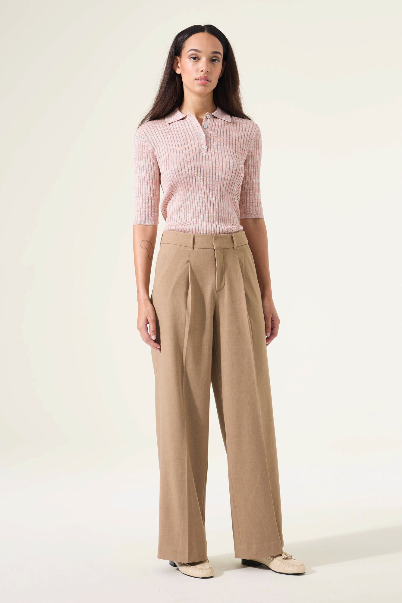 GARCIA POLO SWEATER - DUSTY MELEE