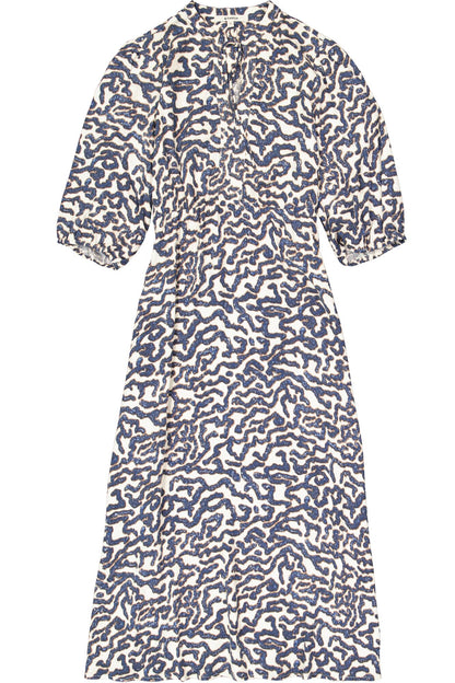 GARCIA SHORT SLEEVE DRESS - OFF WHITE
