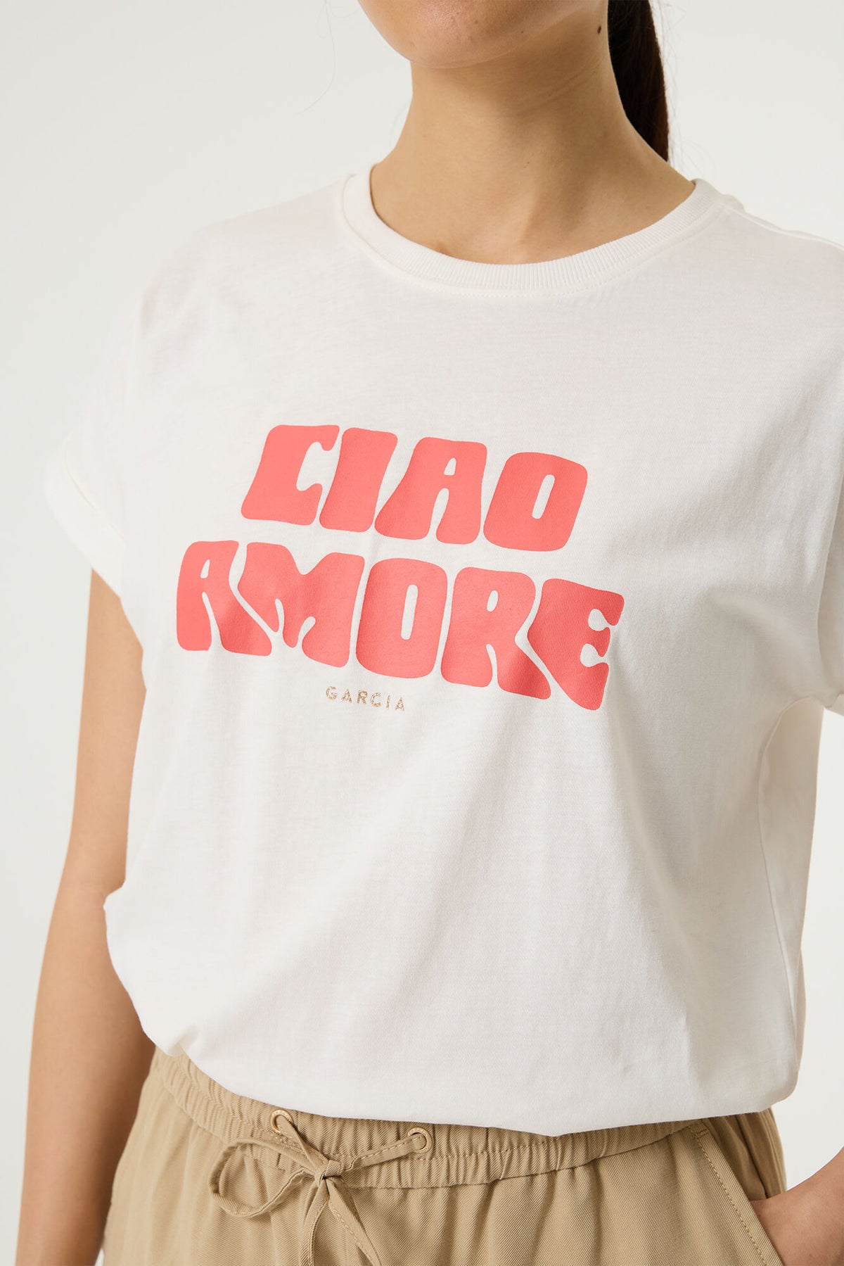 GARCIA CIAO T-SHIRT - OFF WHITE