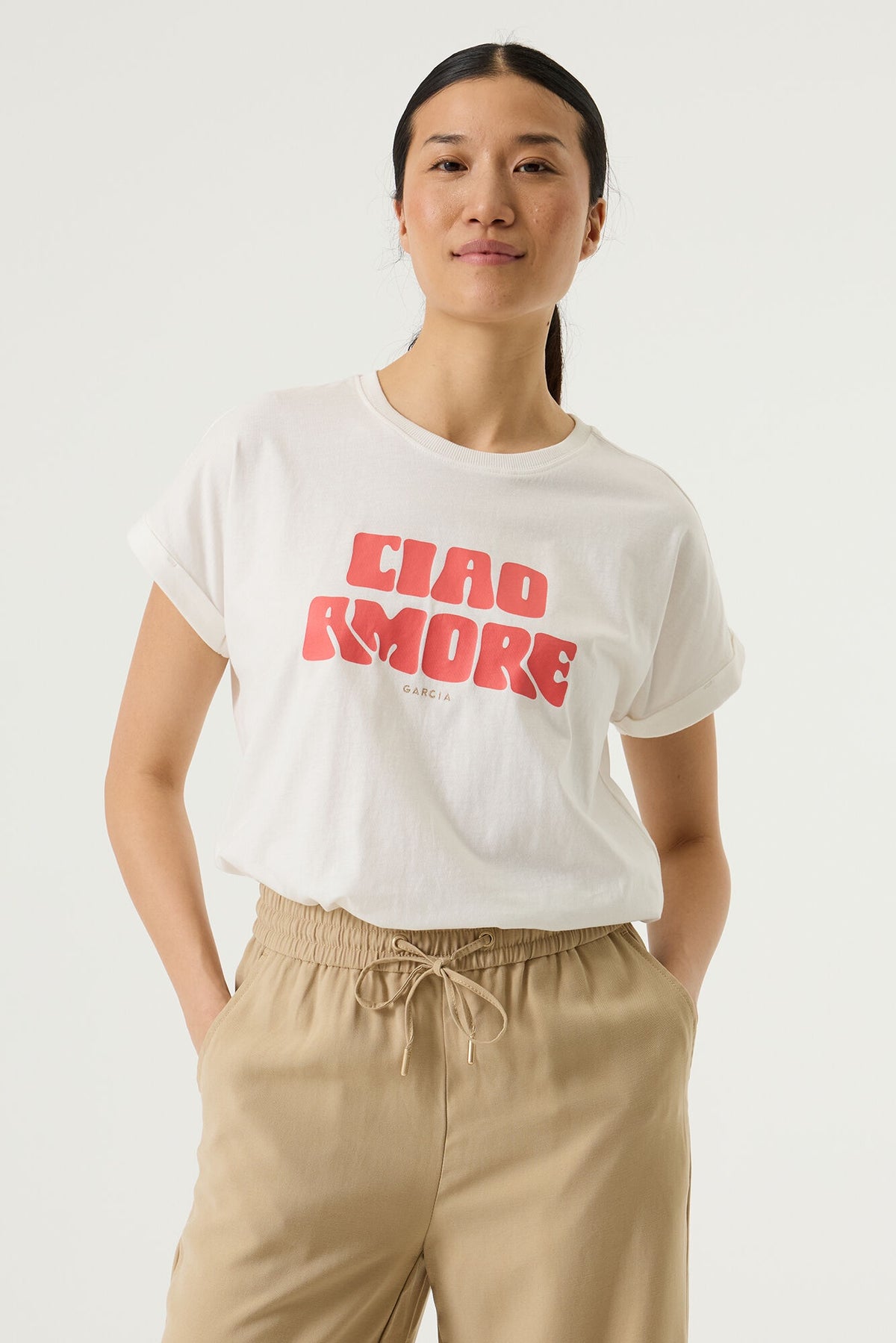 GARCIA CIAO T-SHIRT - OFF WHITE