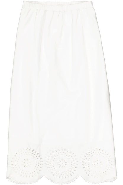 GARCIA ANGLAISE SKIRT - OFF WHITE