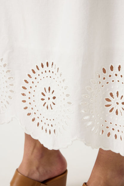 GARCIA ANGLAISE SKIRT - OFF WHITE