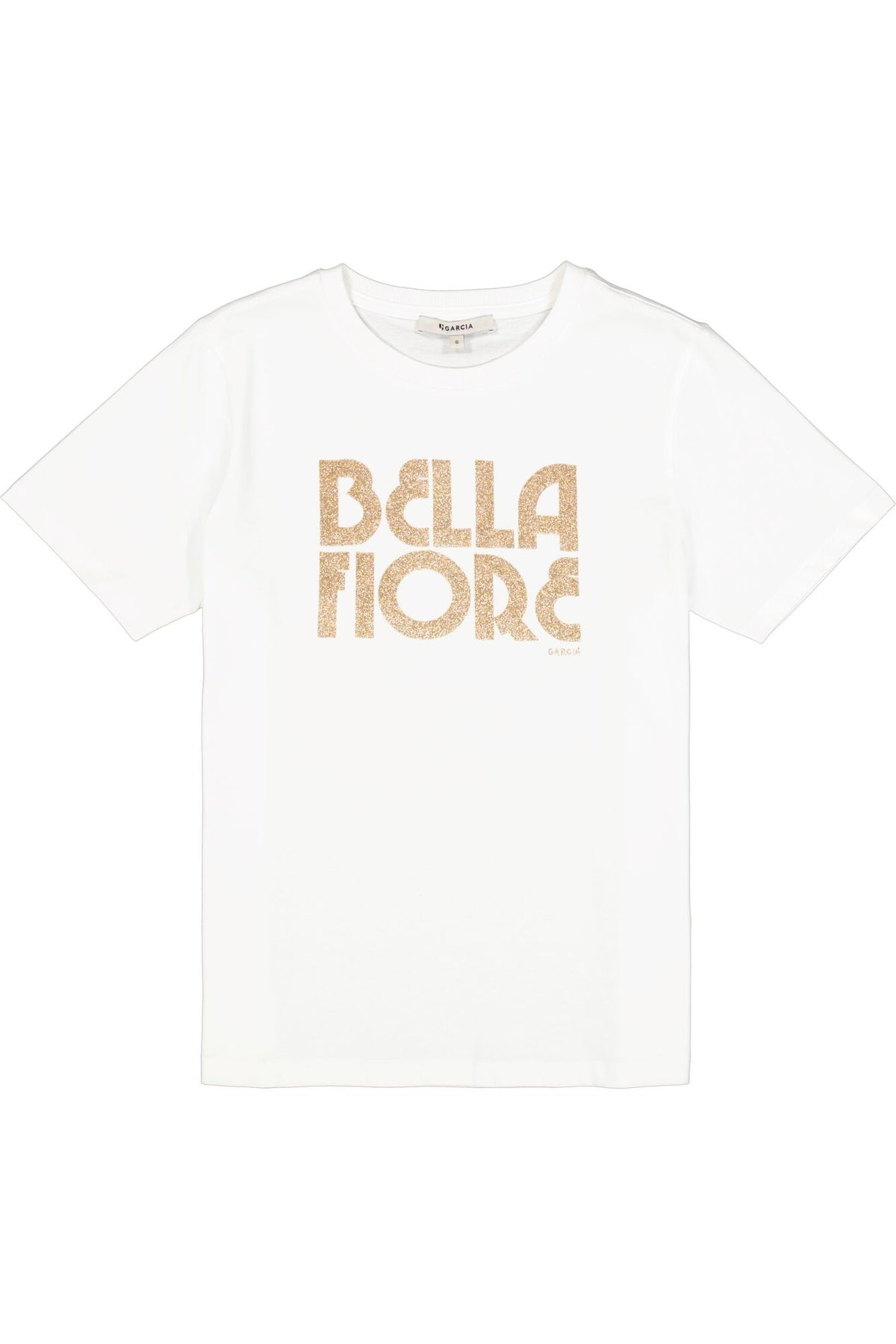 GARCIA BELLA FIORE T-SHIRT - OFF WHITE