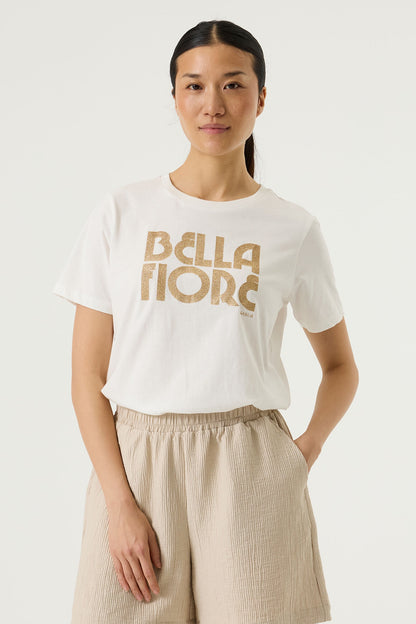 GARCIA BELLA FIORE T-SHIRT - OFF WHITE