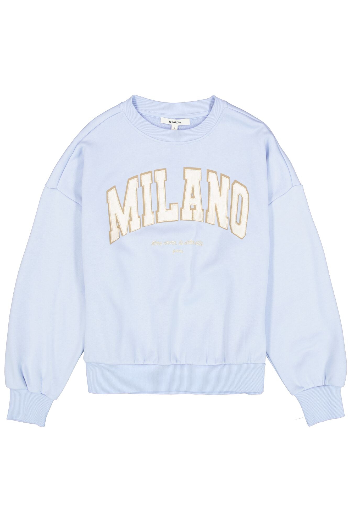 GARCIA MILANO SWEATSHIRT - CORNFLOWER