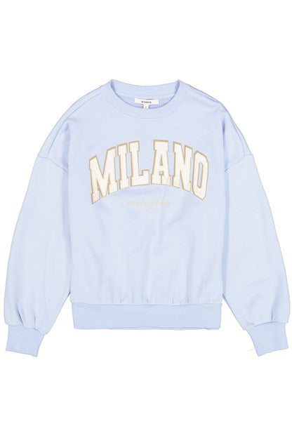 GARCIA MILANO SWEATSHIRT - CORNFLOWER