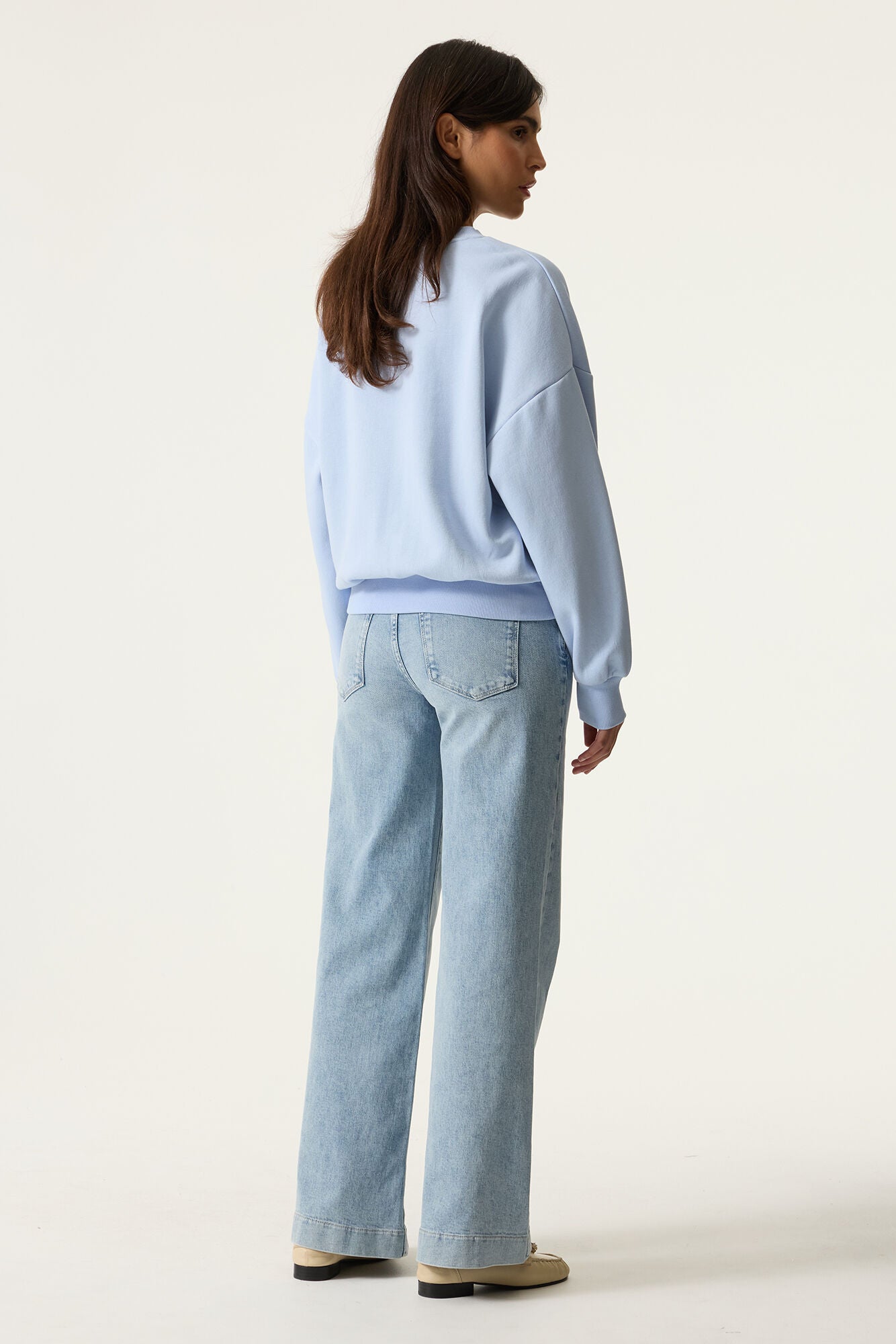 GARCIA MILANO SWEATSHIRT - CORNFLOWER