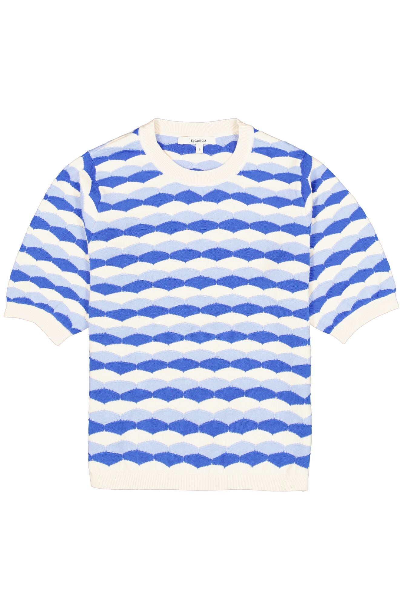 GARCIA PATTERN SWEATER - SUMMER COBALT