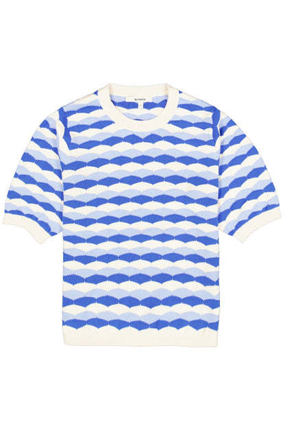 GARCIA PATTERN SWEATER - SUMMER COBALT