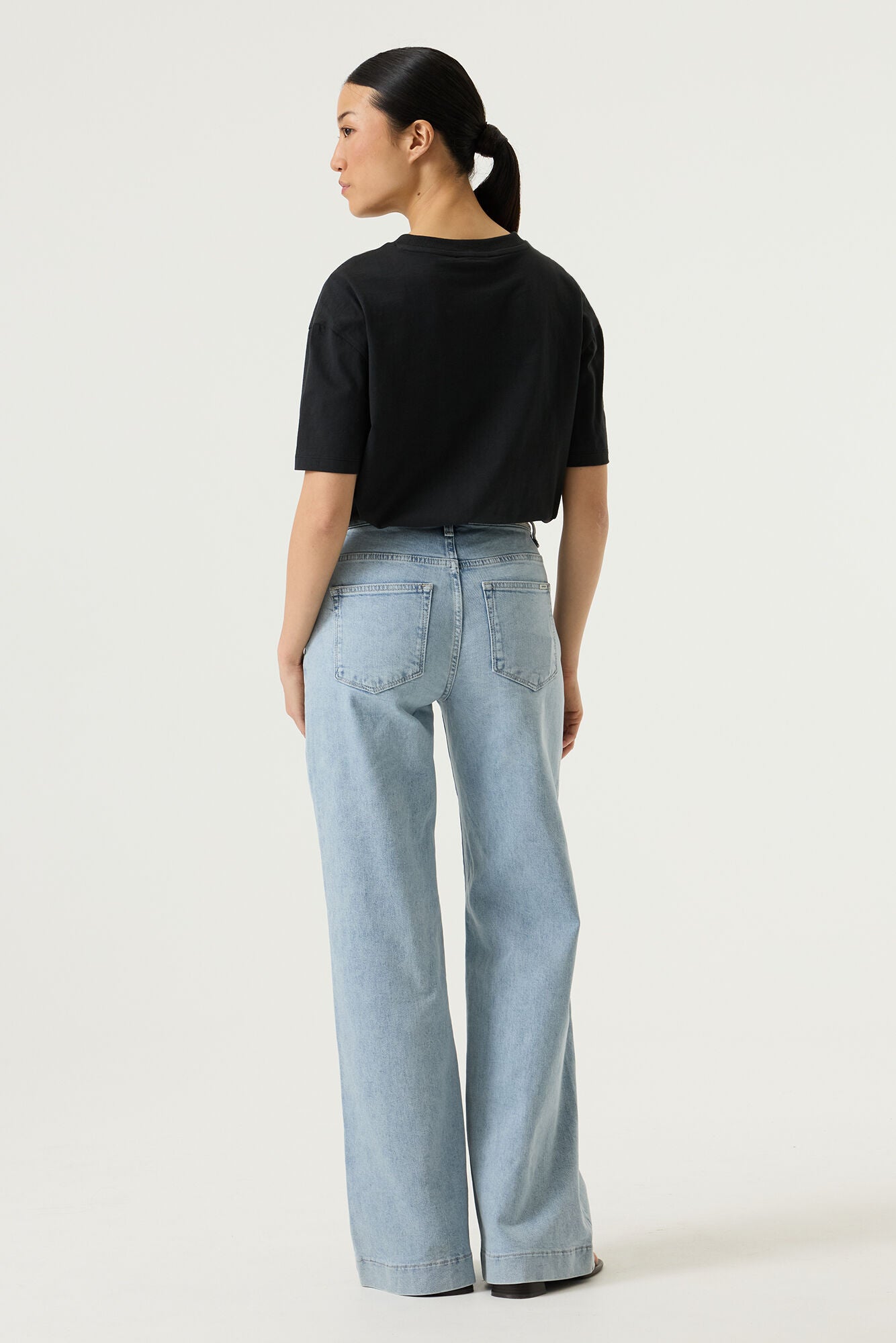 GARCIA FIORE T-SHIRT - ANTRACITE