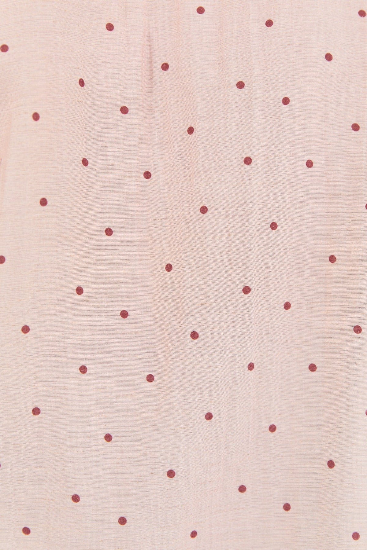 IVY & JACK GARNISH MID SLEEVE TOP - BLUSH POLKA DOT